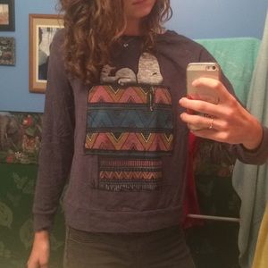 Snoopy House Long Sleeve Graphic Tee